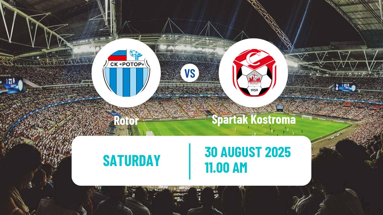 Soccer Russian FNL Rotor - Spartak Kostroma