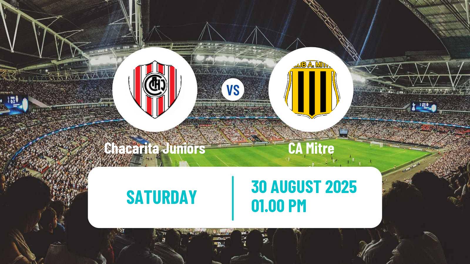 Soccer Argentinian Primera Nacional Chacarita Juniors - Mitre