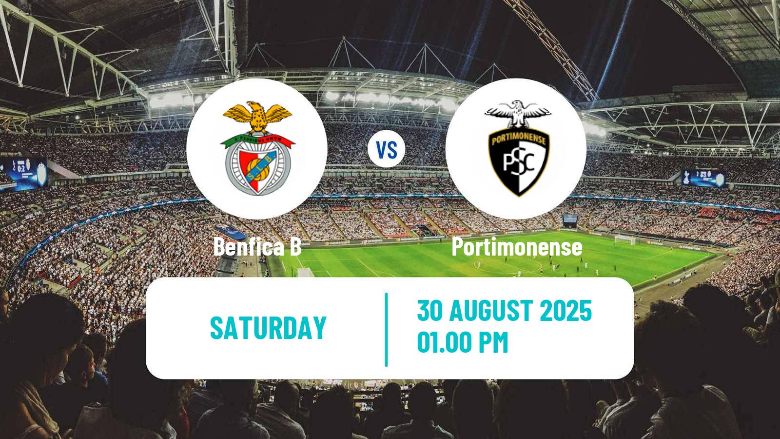 Soccer Portuguese Liga 2 Benfica B - Portimonense