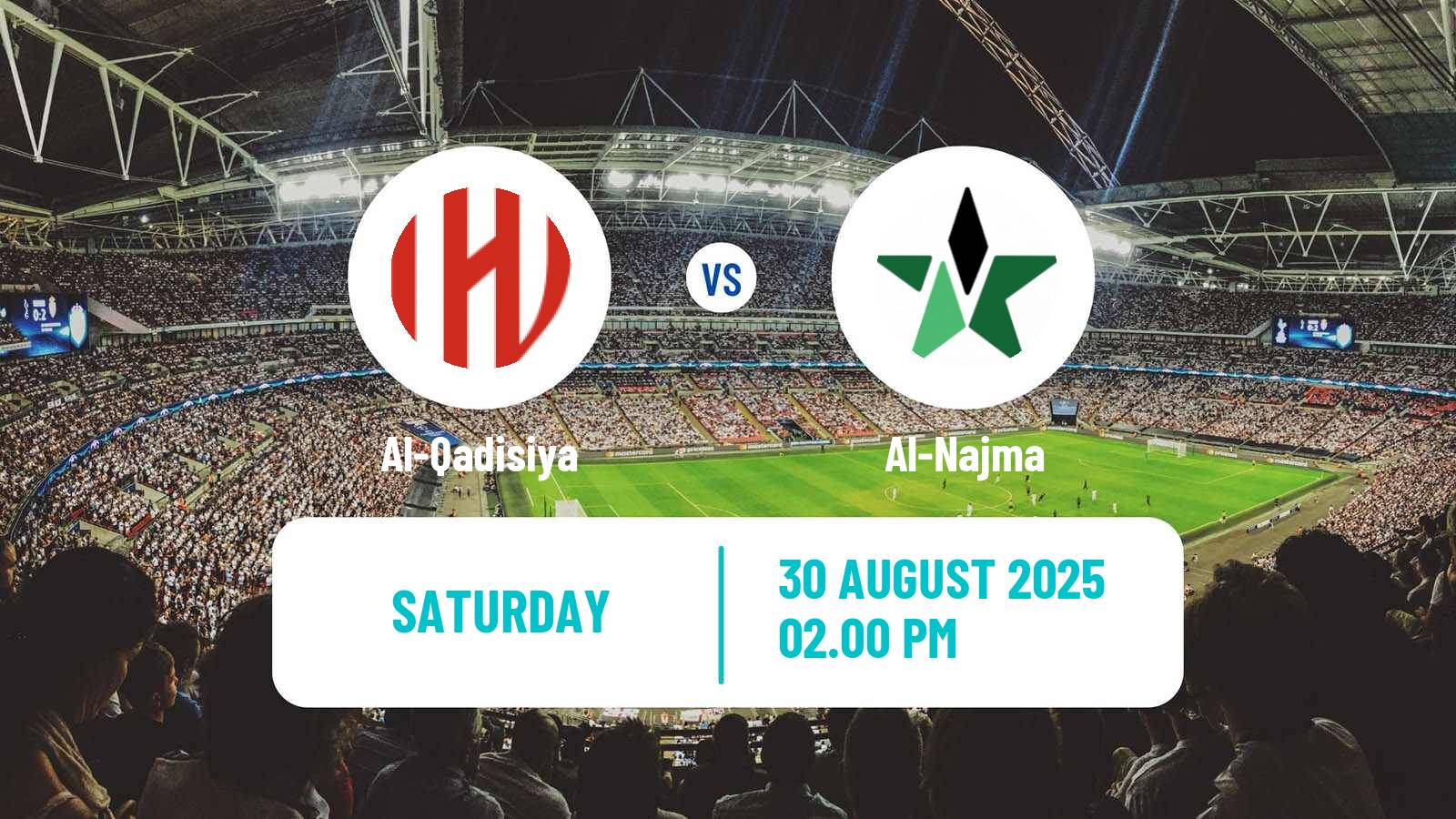 Soccer Saudi Professional League Al-Qadisiya - Al-Najma
