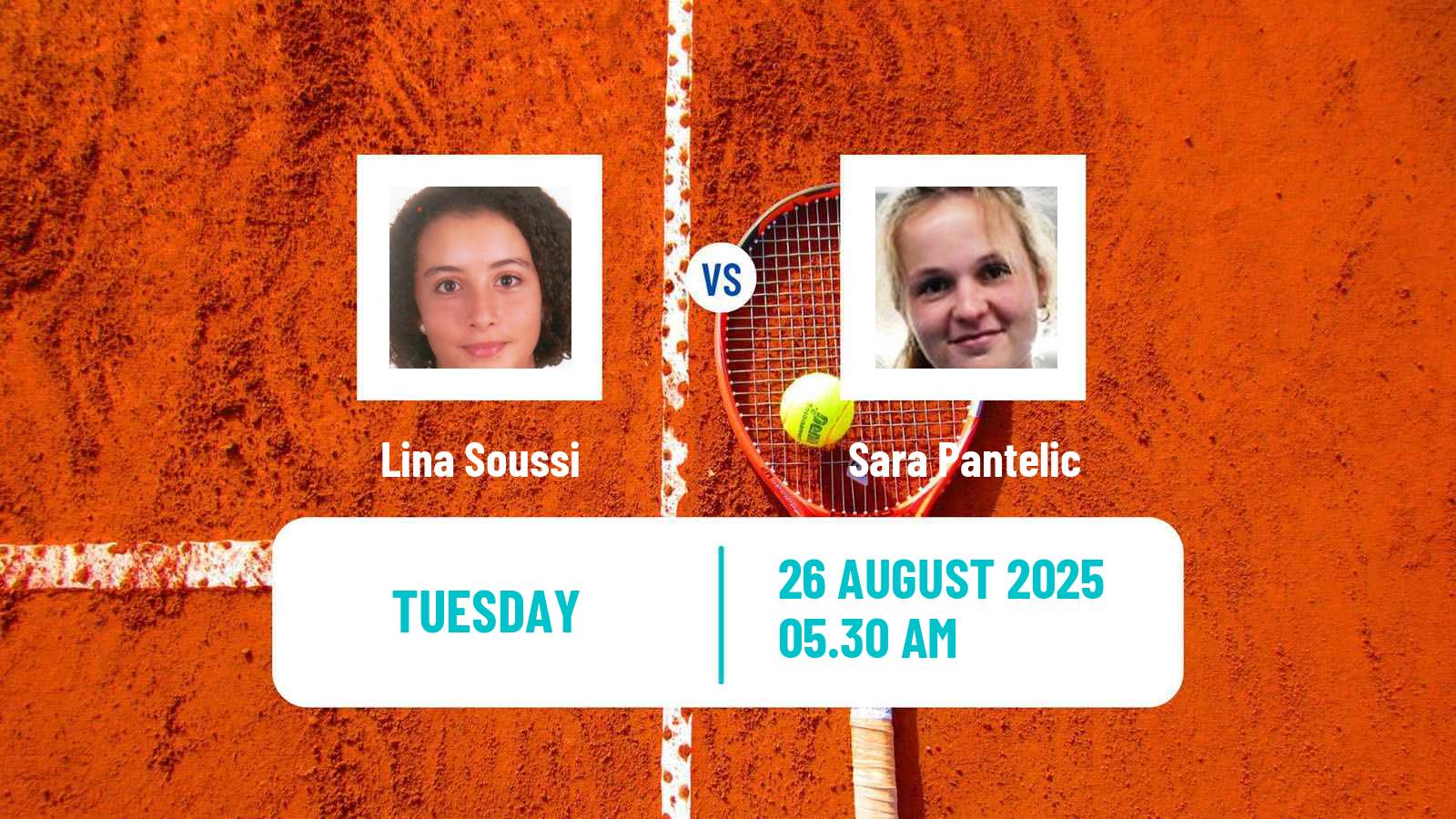 Tennis ITF W15 Monastir 31 Women Lina Soussi - Sara Pantelic
