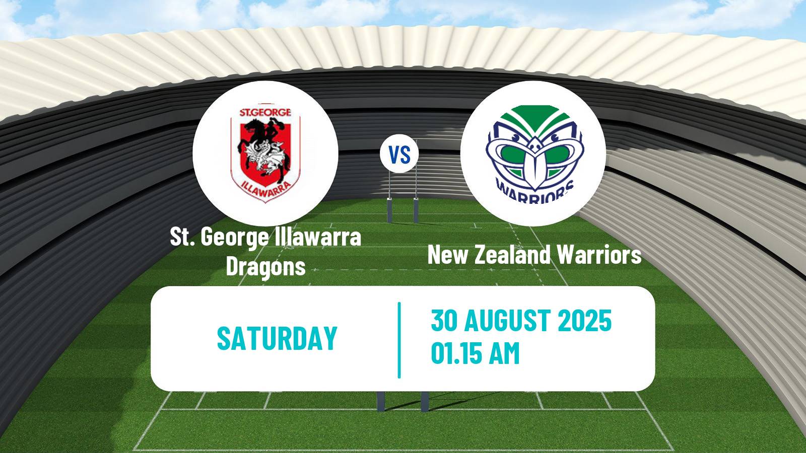 Rugby league Australian Premiership Rugby League Women St. George Illawarra Dragons - New Zealand Warriors