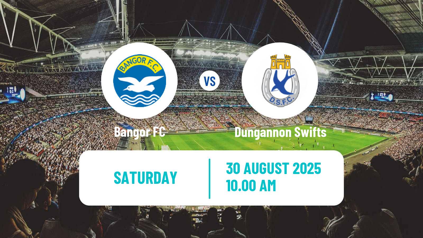 Soccer Northern Irish Premiership Bangor - Dungannon Swifts