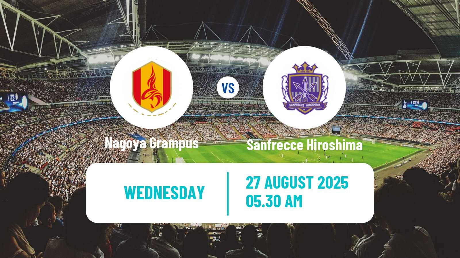 Soccer Japan Emperors Cup Nagoya Grampus - Sanfrecce Hiroshima