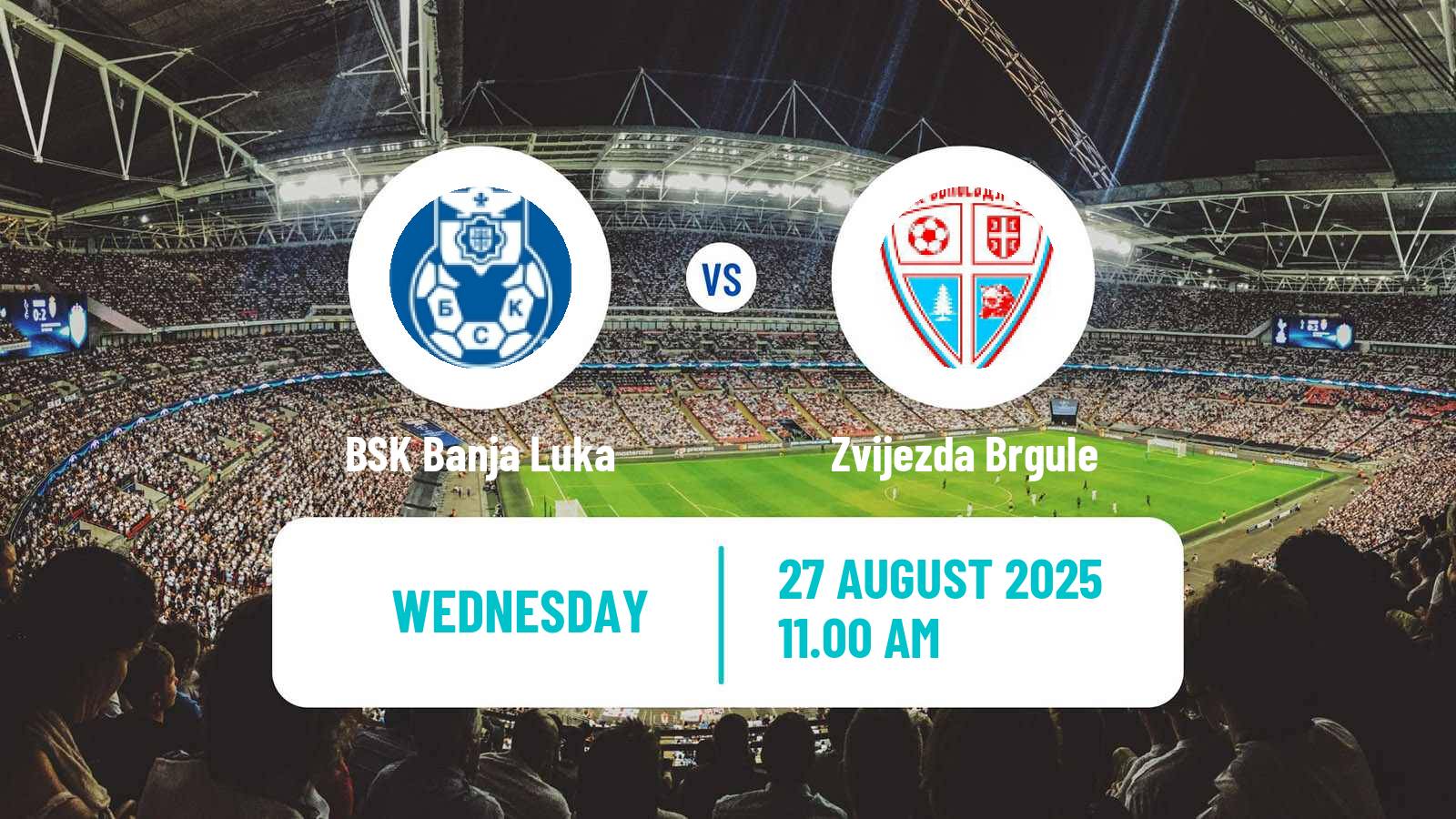 Soccer Bosnian Prva Liga RS BSK Banja Luka - Zvijezda Brgule