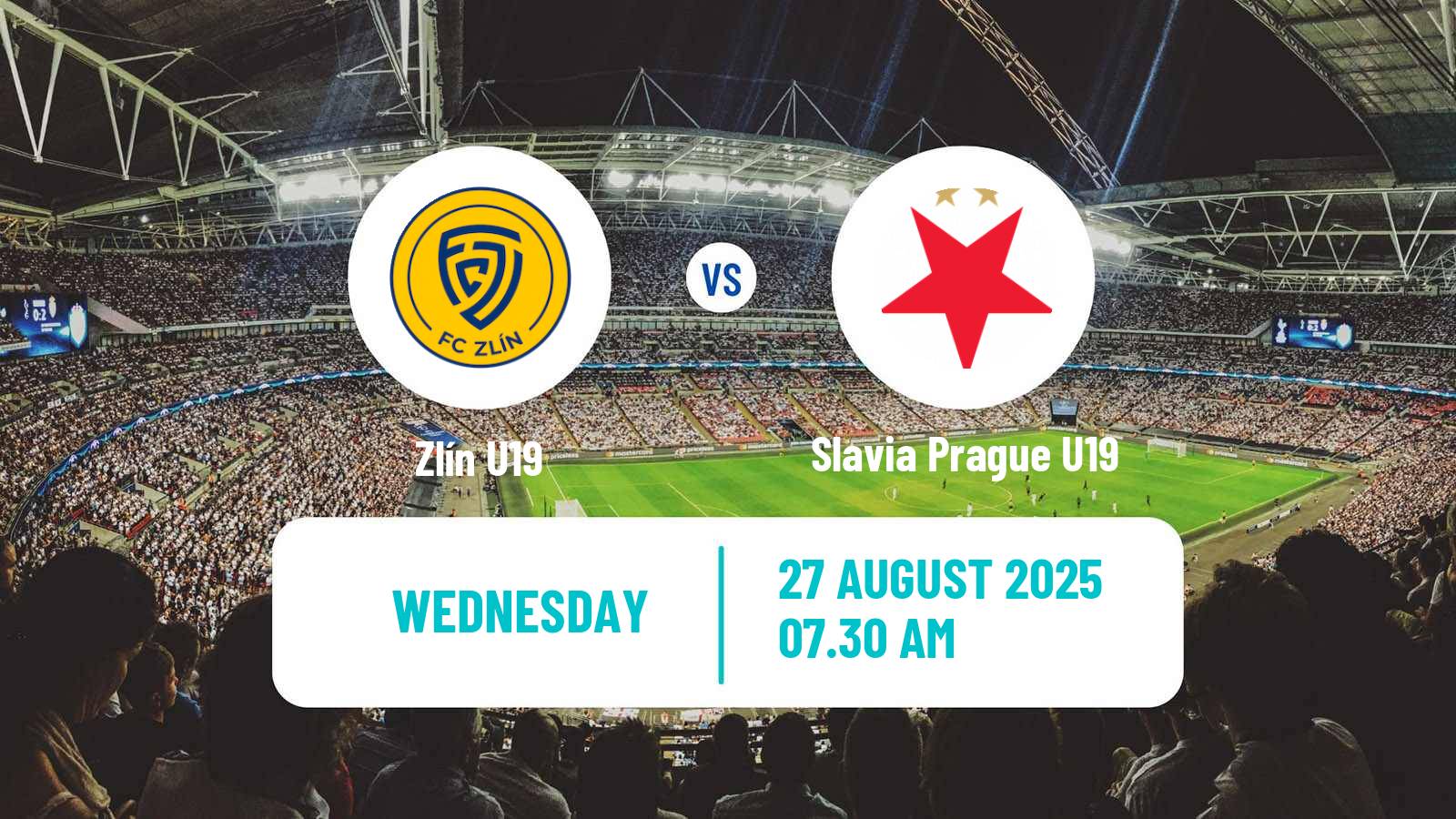 Soccer Czech U19 League Zlín U19 - Slavia Prague U19
