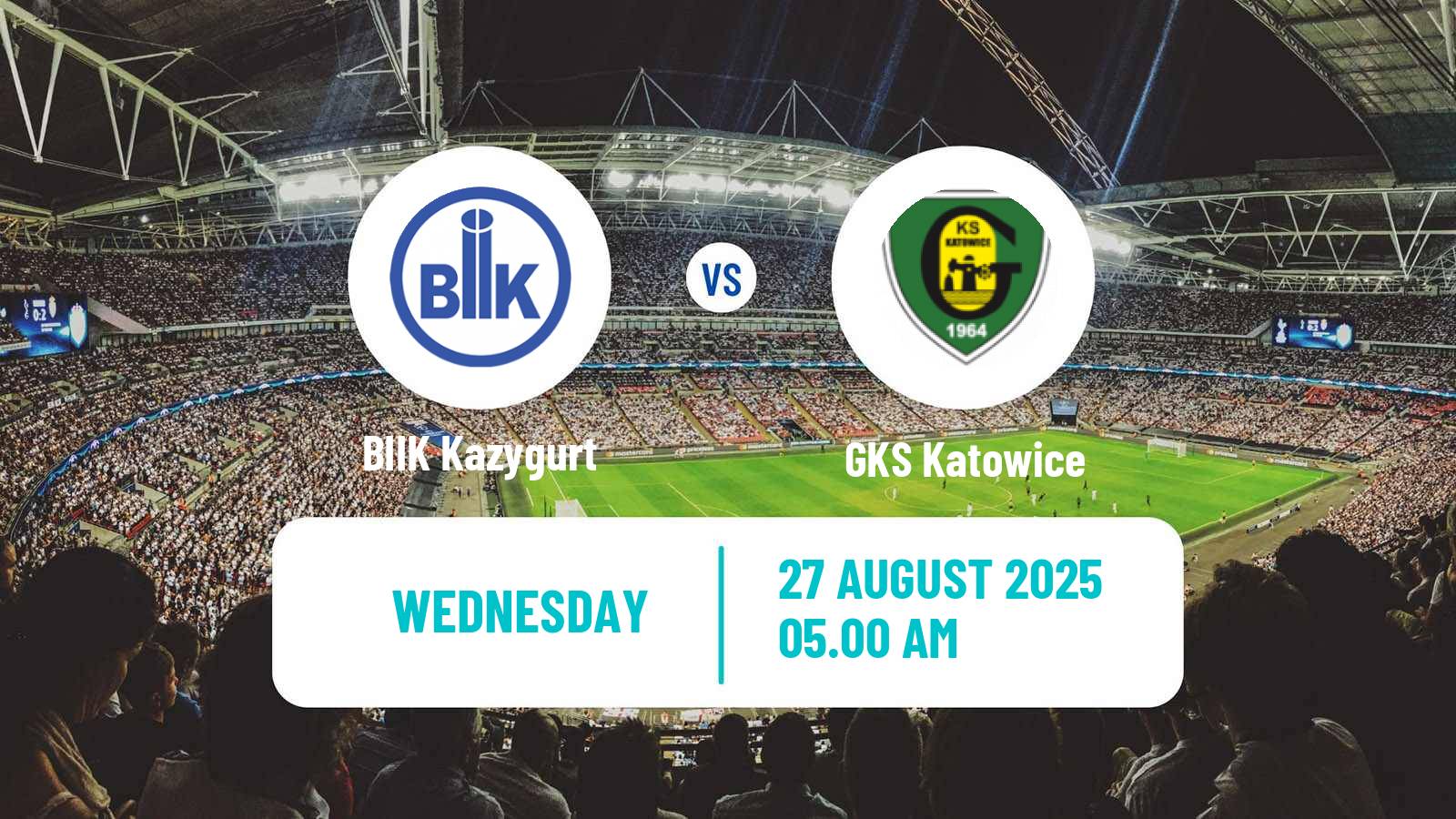 Soccer UEFA Champions League Women BIIK Kazygurt - GKS Katowice