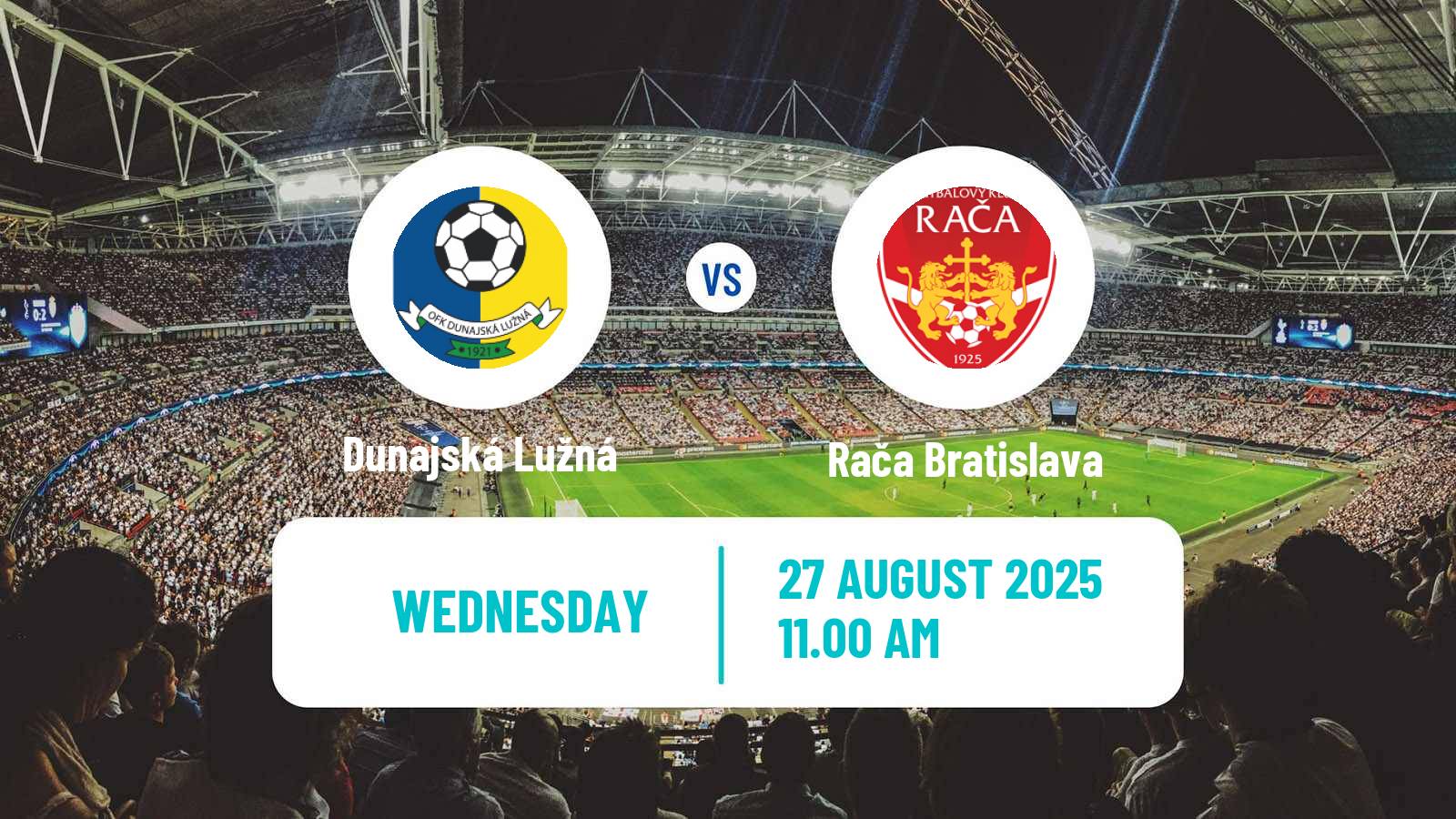 Soccer Slovak Cup Dunajská Lužná - Rača Bratislava