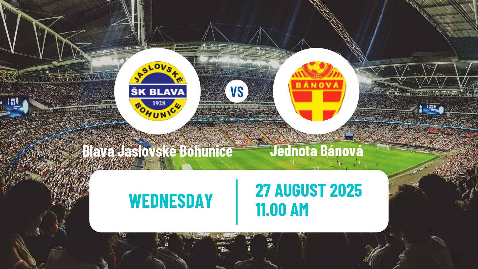 Soccer Slovak Cup Blava Jaslovské Bohunice - Jednota Bánová