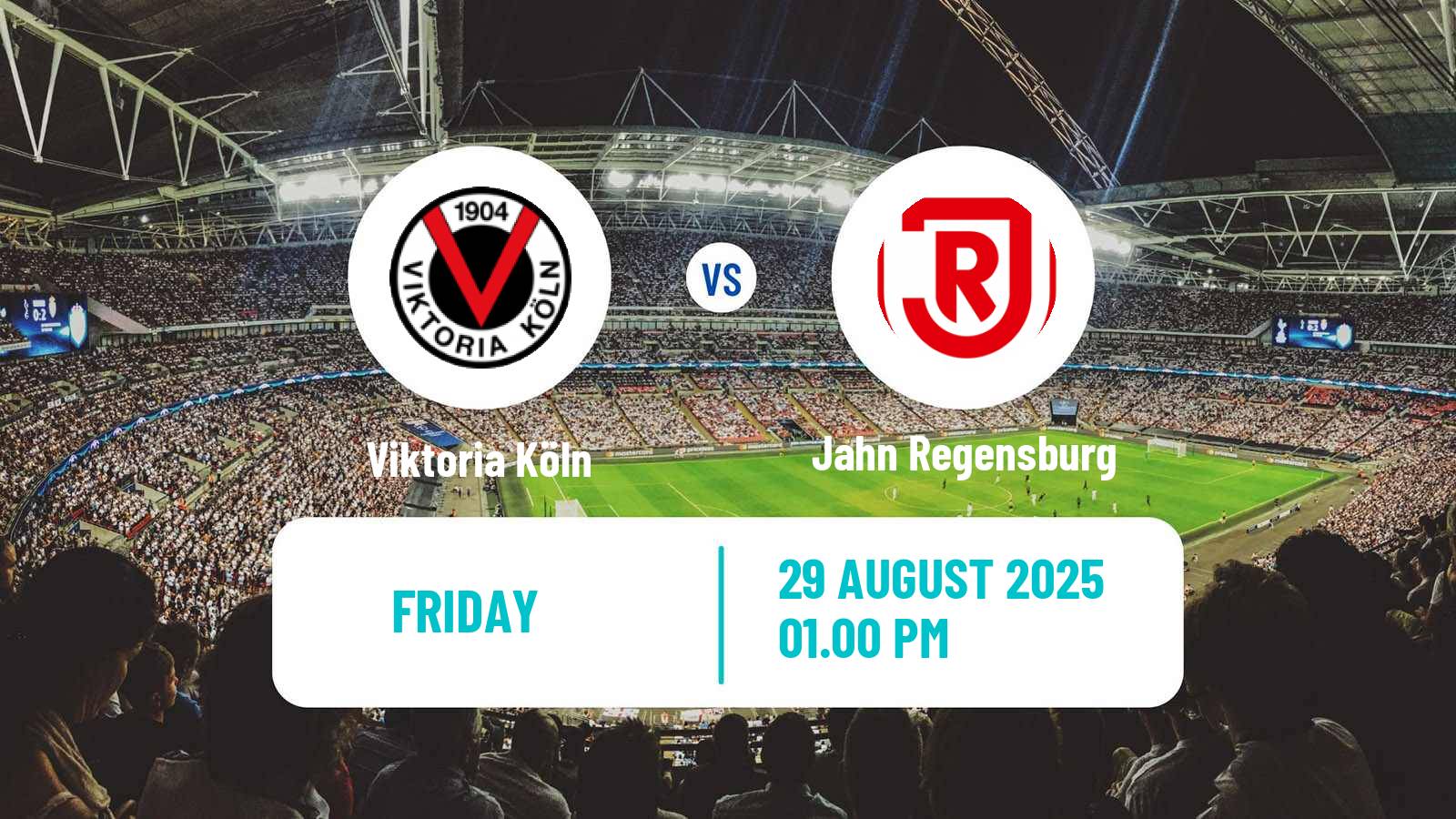 Soccer German 3 Bundesliga Viktoria Köln - Jahn Regensburg