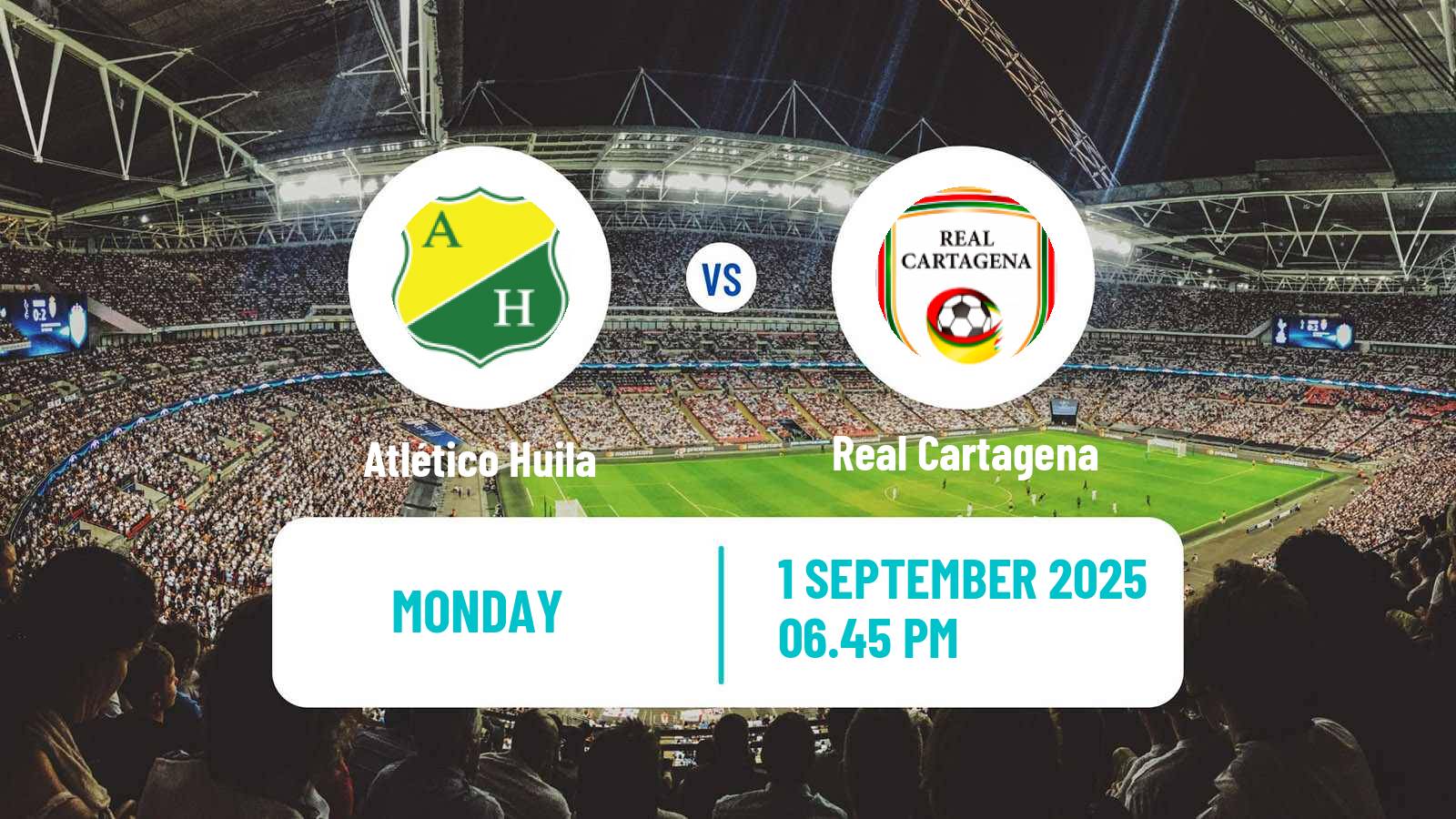 Soccer Colombian Primera B Atlético Huila - Real Cartagena
