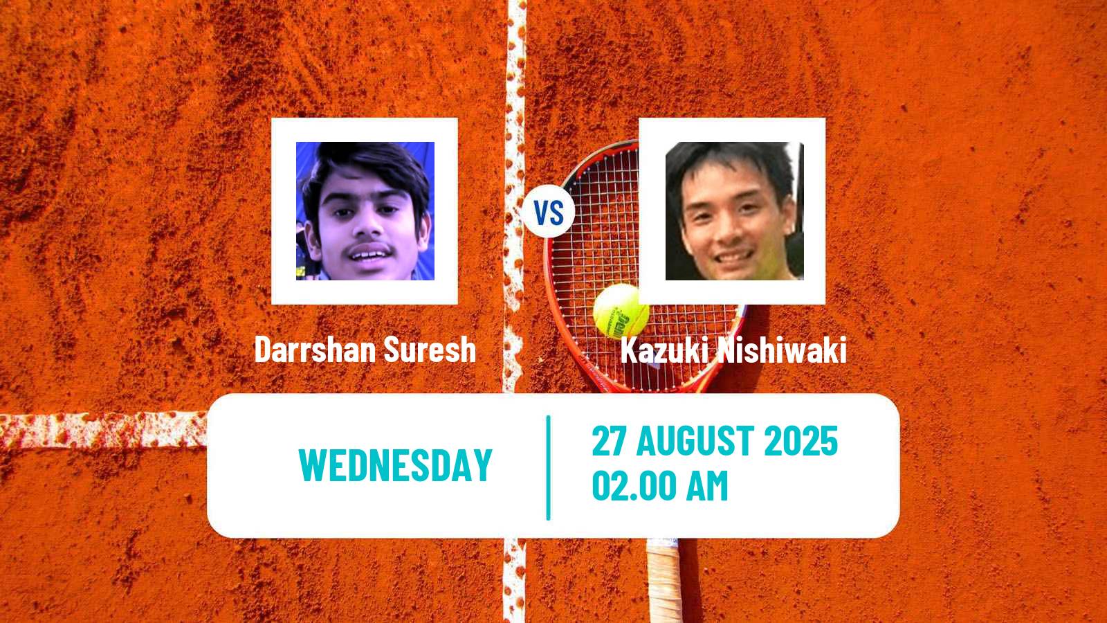 Tennis ITF M15 Hong Kong Men Darrshan Suresh - Kazuki Nishiwaki