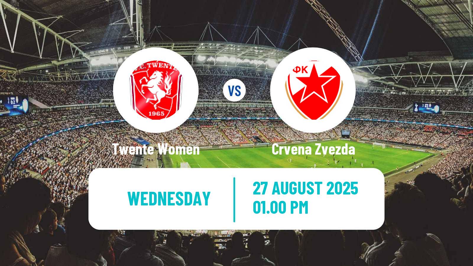 Soccer UEFA Champions League Women Twente - Crvena Zvezda