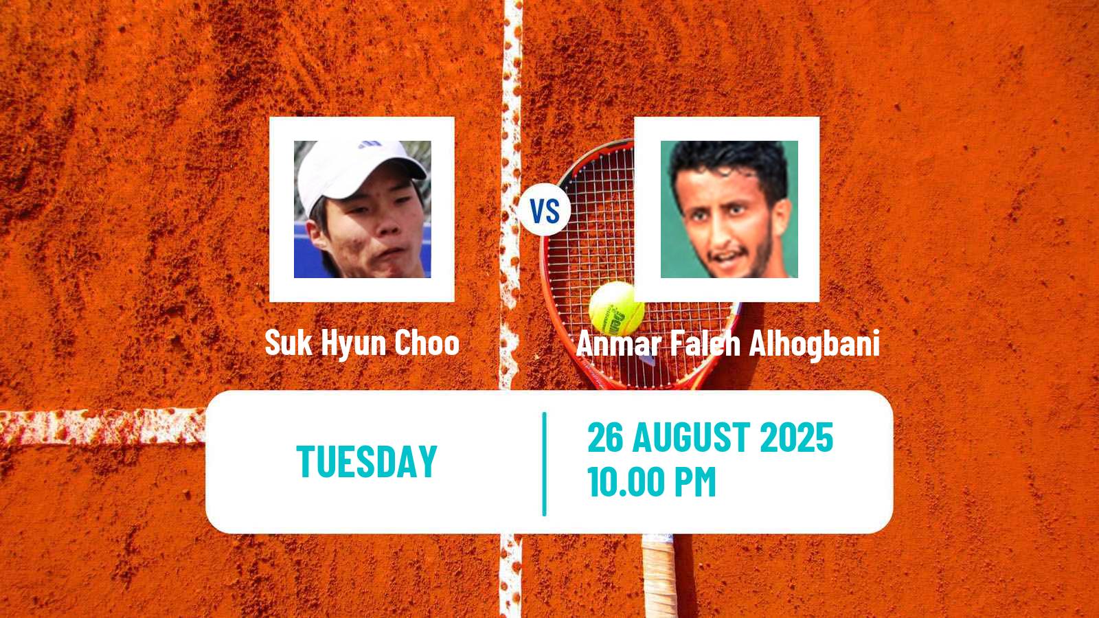 Tennis ITF M15 Nakhon Pathom 5 Men Suk Hyun Choo - Anmar Faleh Alhogbani