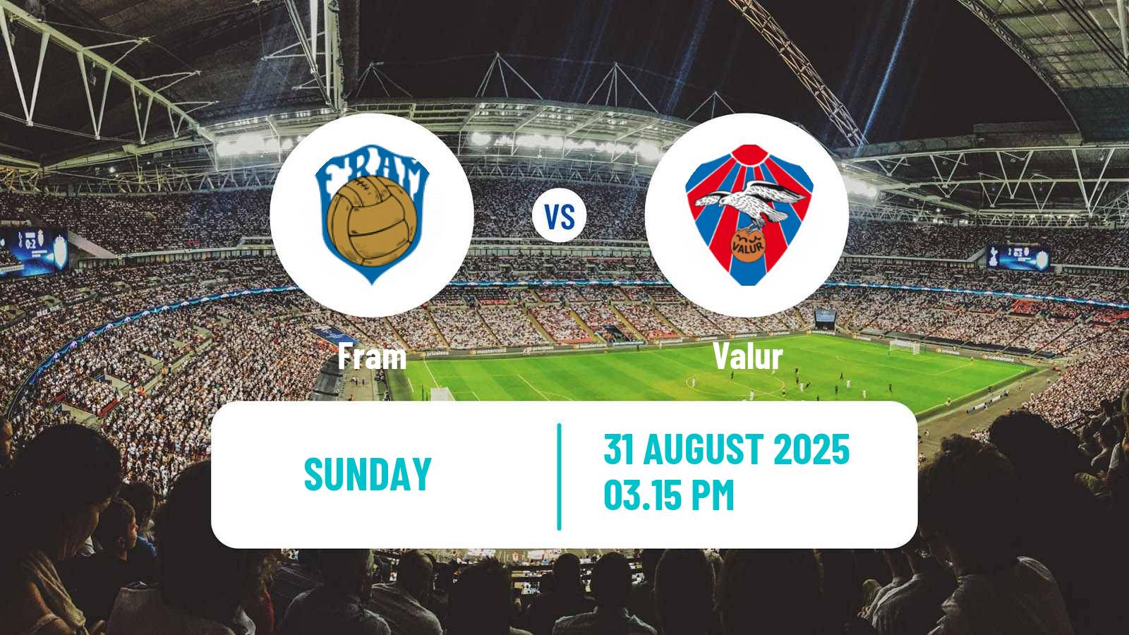 Soccer Icelandic Besta-deild karla Fram - Valur
