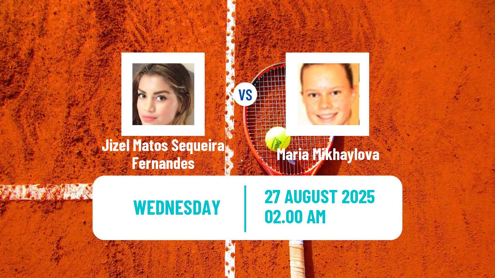 Tennis ITF W15 Telavi Women Jizel Matos Sequeira Fernandes - Maria Mikhaylova