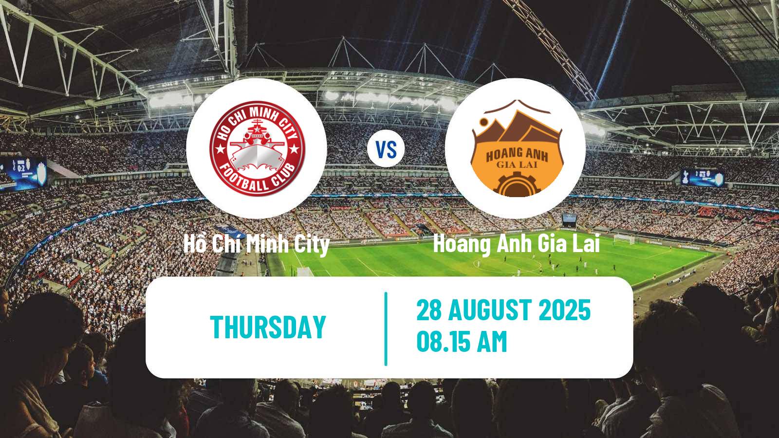 Soccer Vietnamese V League 1 Hồ Chí Minh City - Hoang Anh Gia Lai