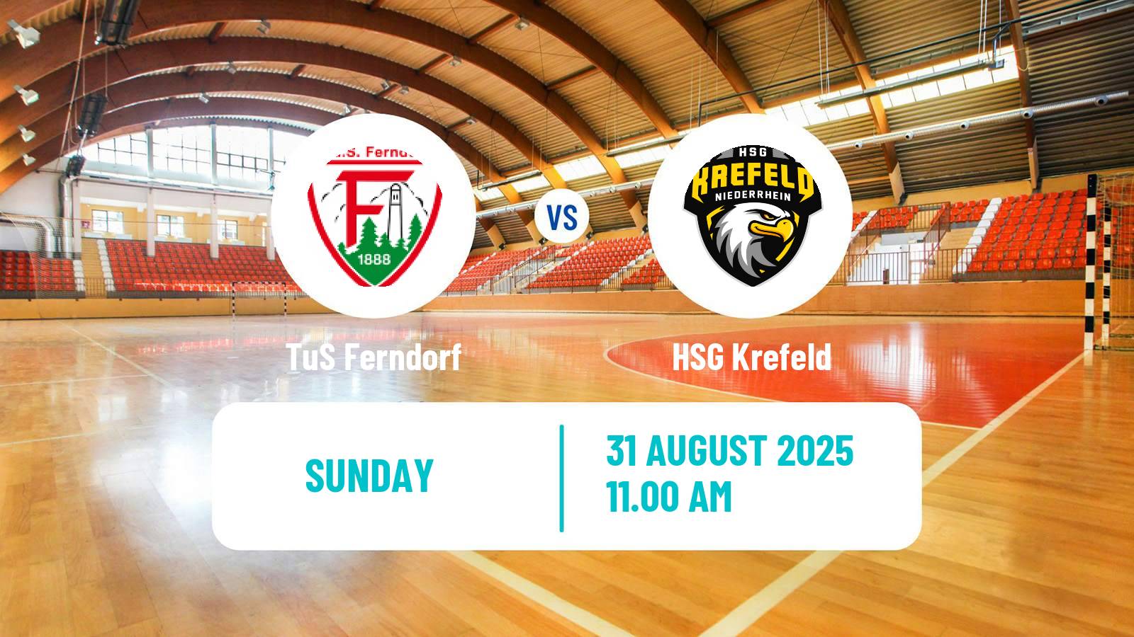 Handball German 2 Bundesliga Handball Ferndorf - Krefeld