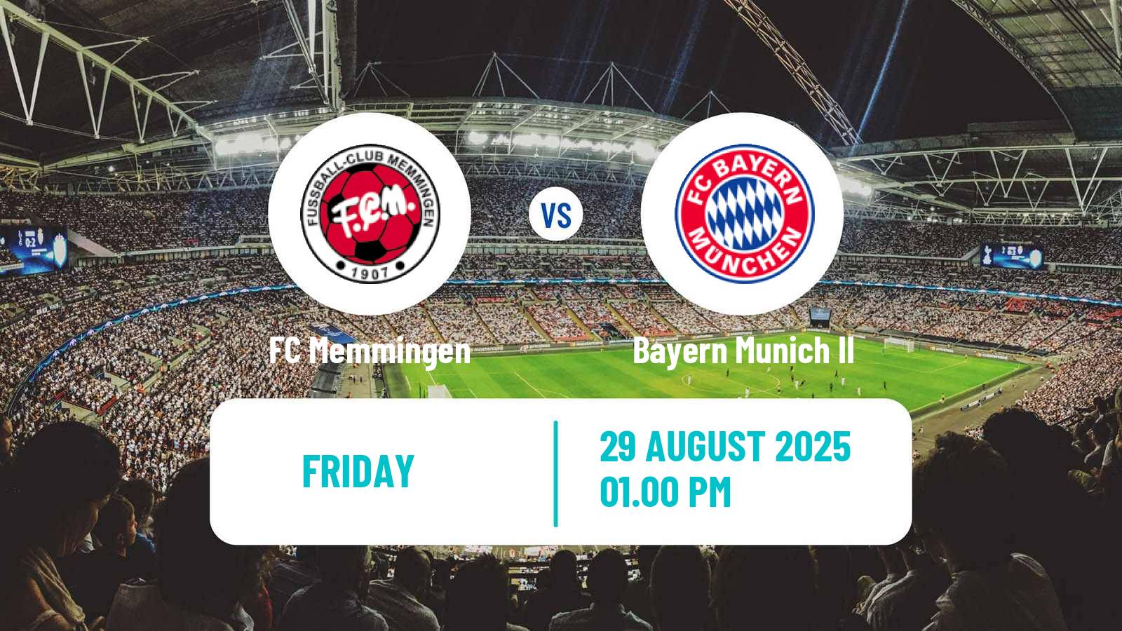 Soccer German Regionalliga Bayern Memmingen - Bayern Munich II
