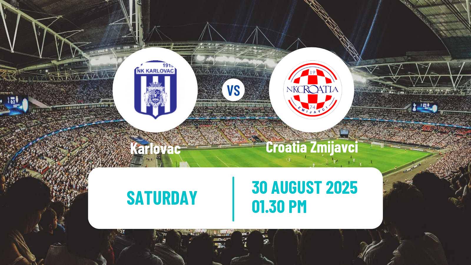 Soccer Croatian Prva NL Karlovac - Croatia Zmijavci