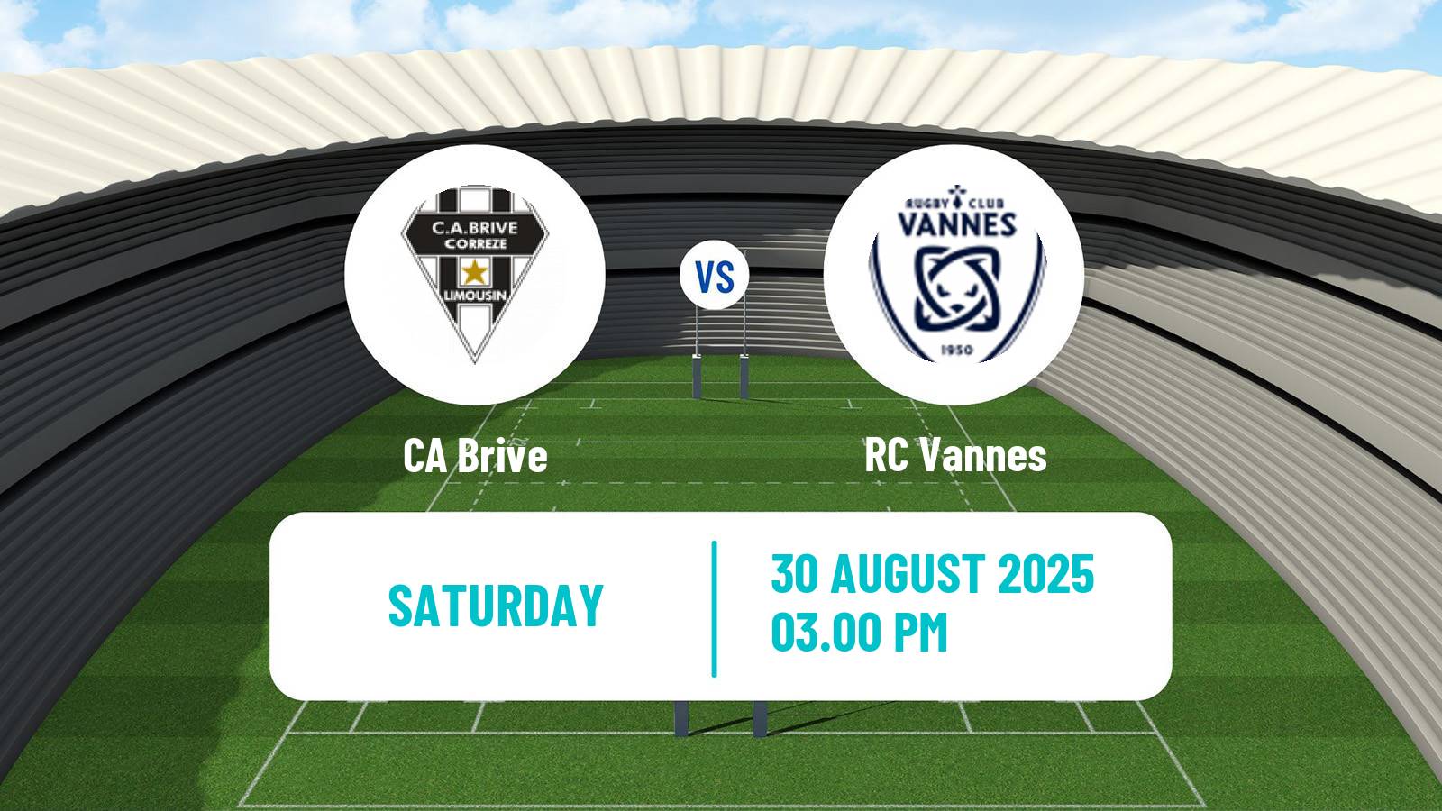 Rugby union French Pro D2 Brive - Vannes