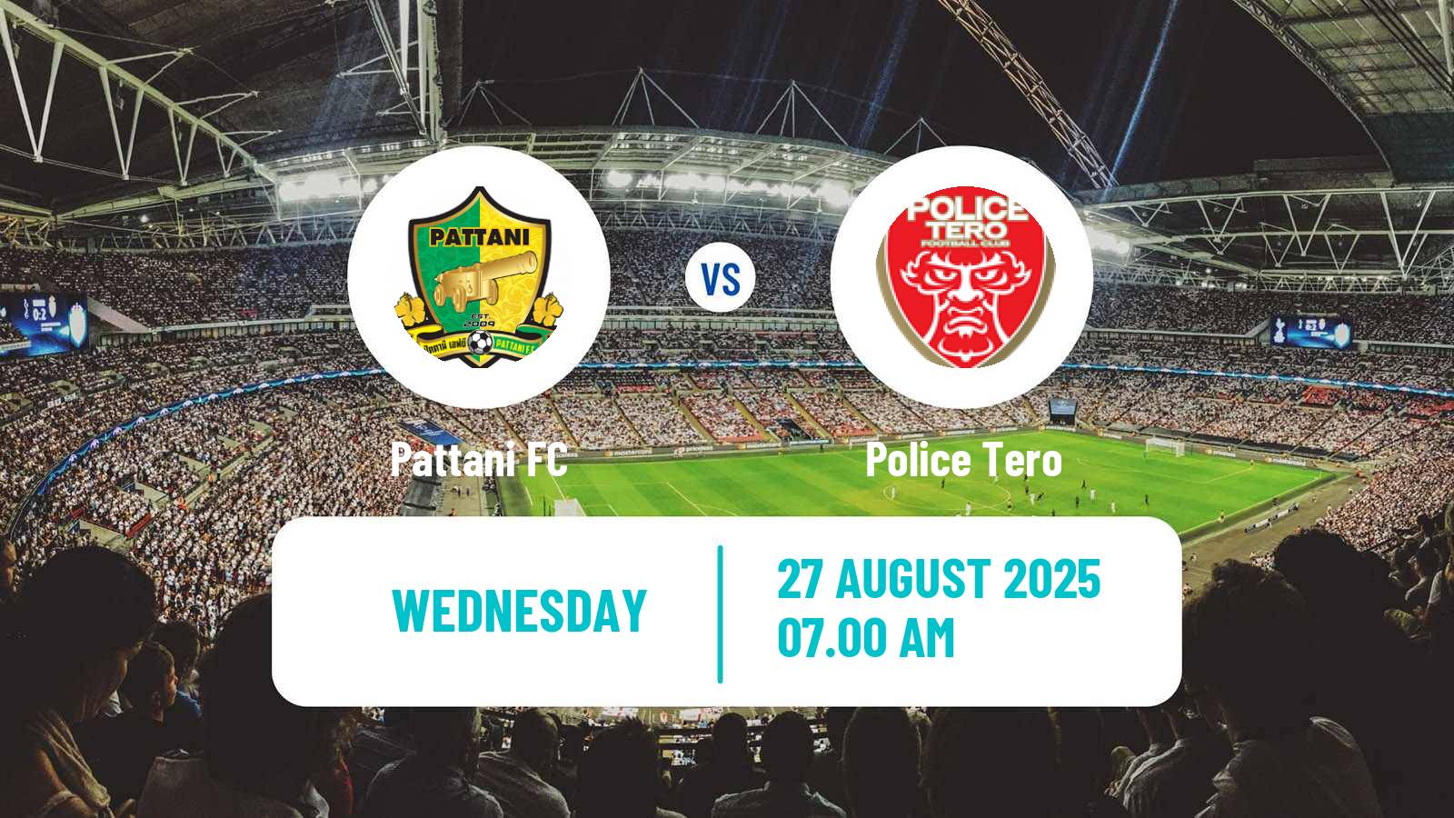 Soccer Thai League 2 Pattani - Police Tero
