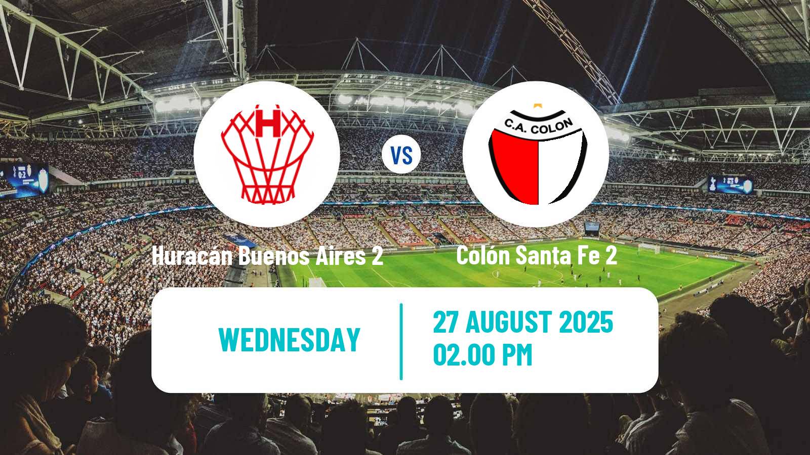 Soccer Argentinian Reserve League Huracán Buenos Aires 2 - Colón Santa Fe 2