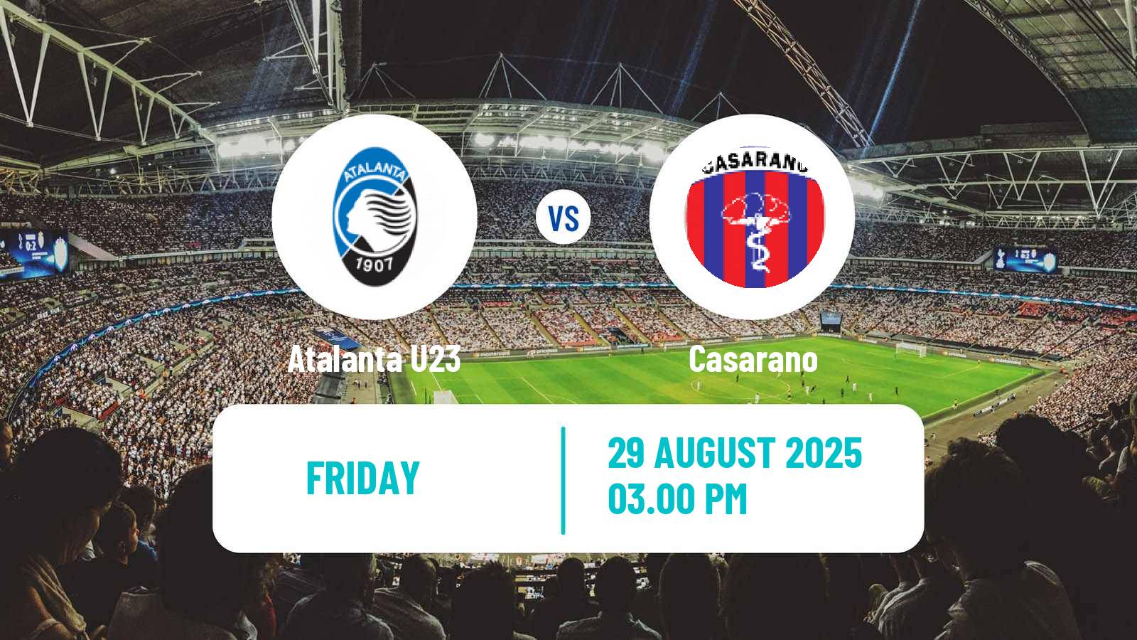 Soccer Italian Serie C Group C Atalanta U23 - Casarano