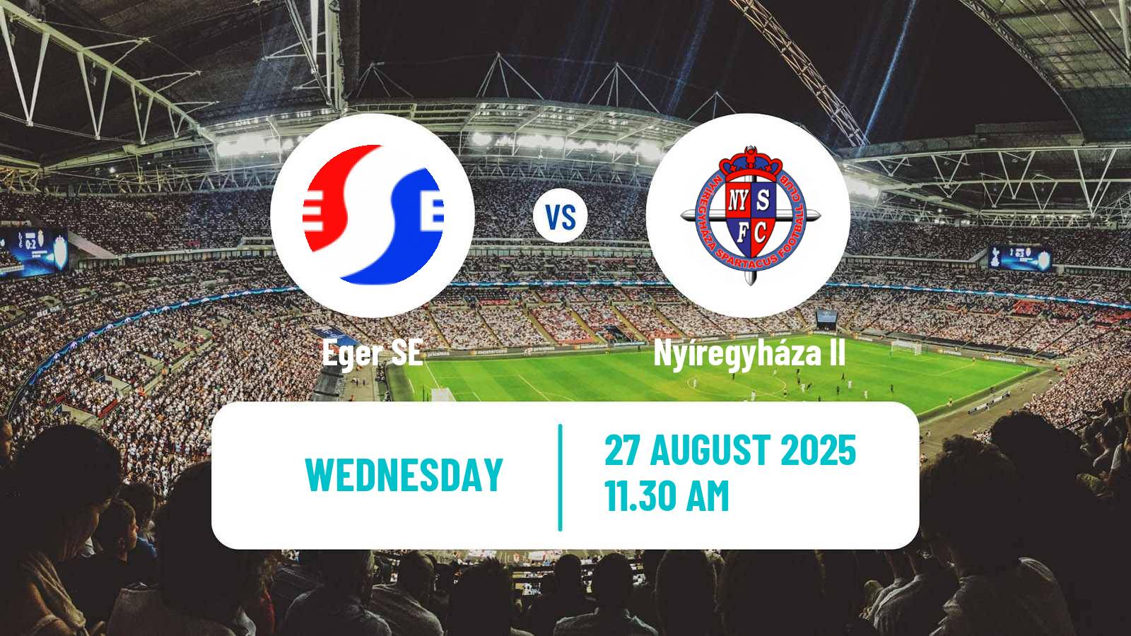 Soccer Hungarian NB III Northeast Eger - Nyíregyháza II