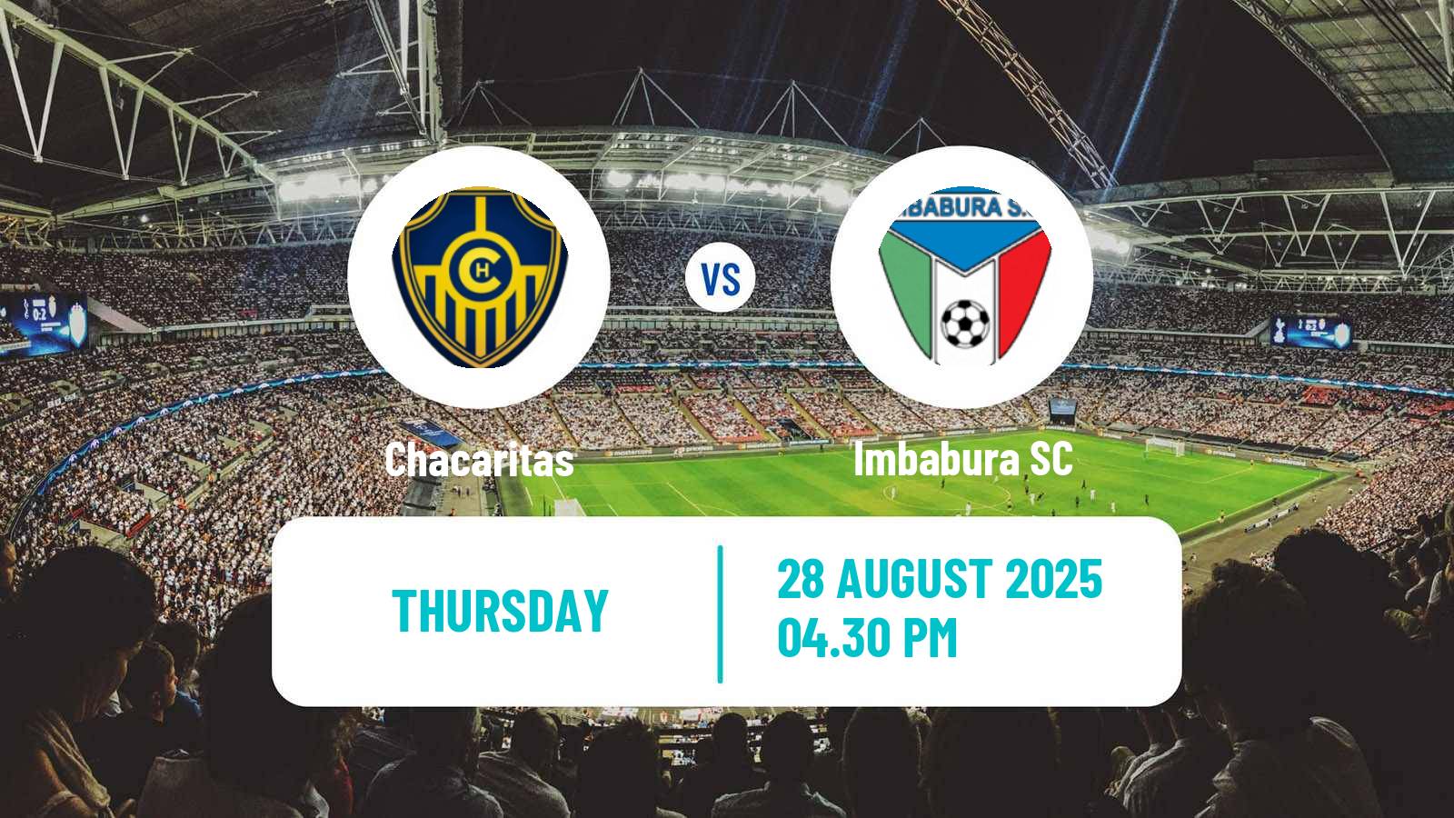 Soccer Ecuadorian Serie B Chacaritas - Imbabura
