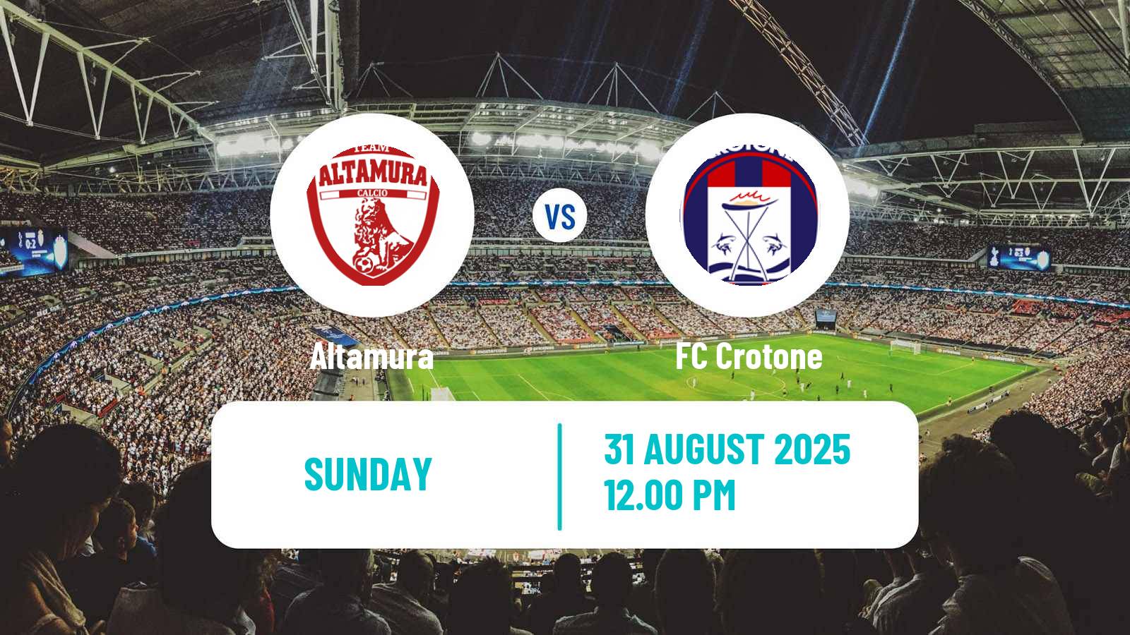 Soccer Italian Serie C Group C Altamura - Crotone