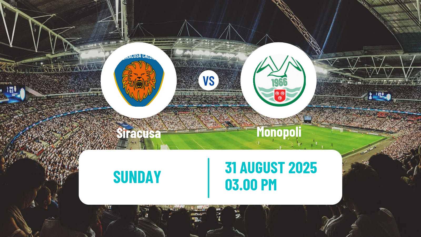 Soccer Italian Serie C Group C Siracusa - Monopoli