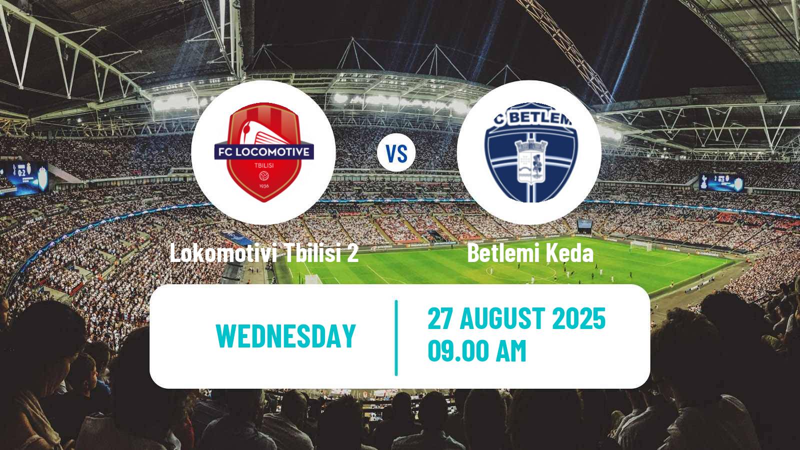 Soccer Georgian Liga 3 Lokomotivi Tbilisi 2 - Betlemi Keda