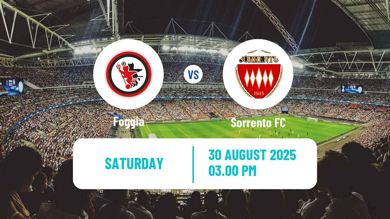 Soccer Italian Serie C Group C Foggia - Sorrento