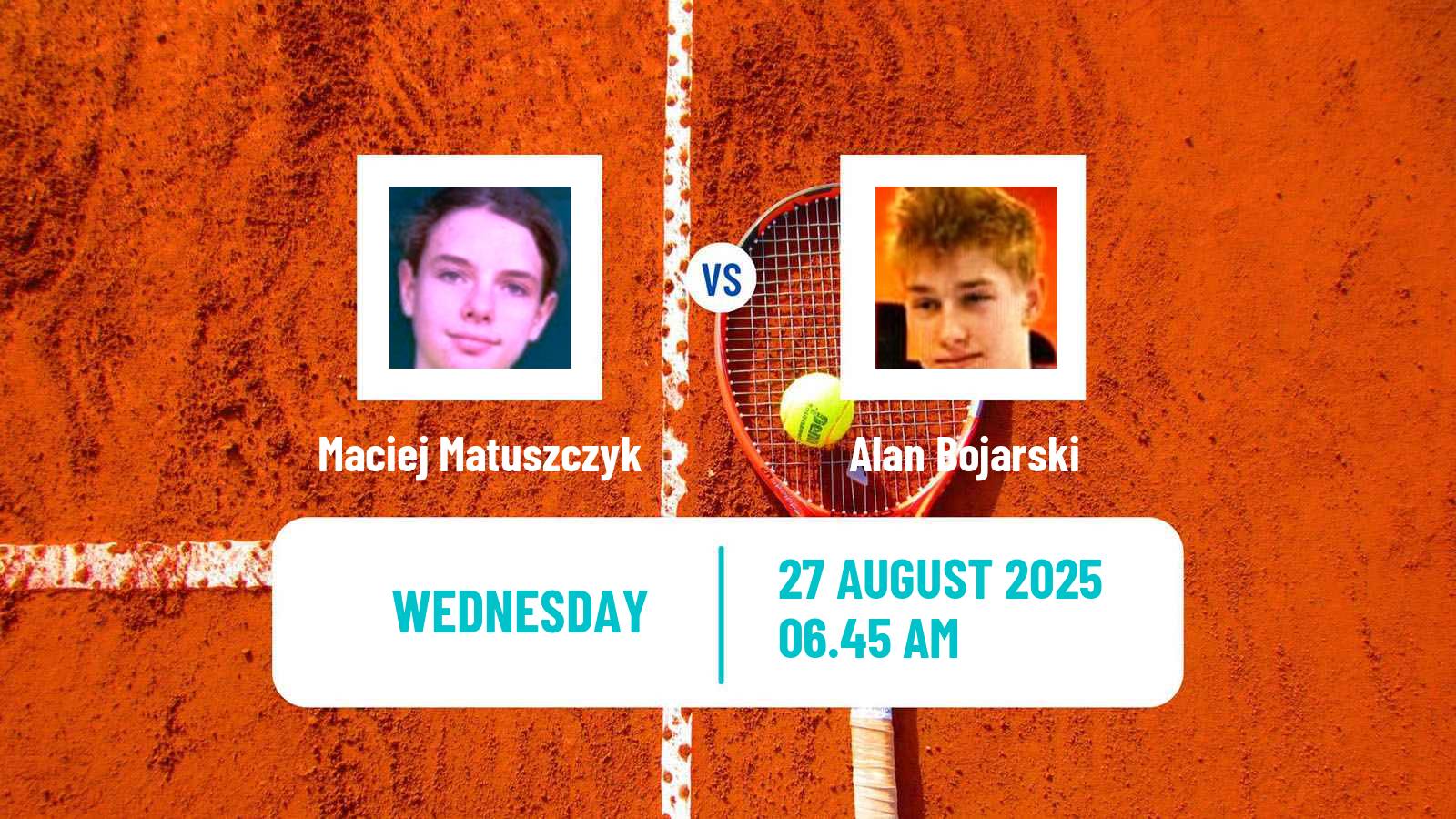 Tennis ITF M25 Poznan Men Maciej Matuszczyk - Alan Bojarski