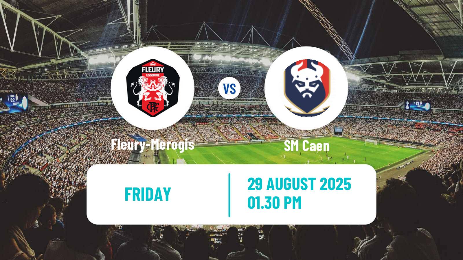Soccer French National League Fleury-Merogis - Caen