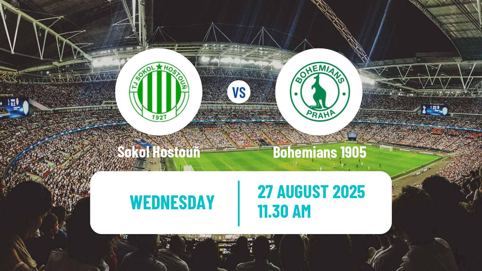 Soccer Czech Cup Sokol Hostouň - Bohemians 1905