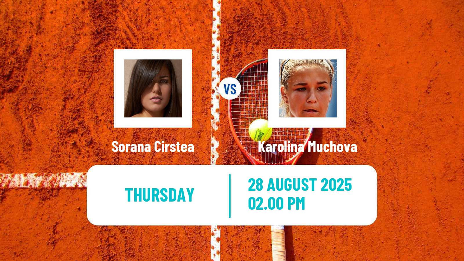 Tennis WTA US Open Sorana Cirstea - Karolina Muchova