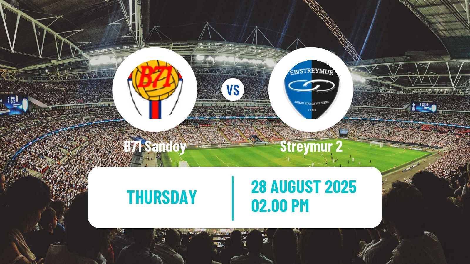 Soccer Faroe Islands 1 Deild B71 Sandoy - Streymur 2