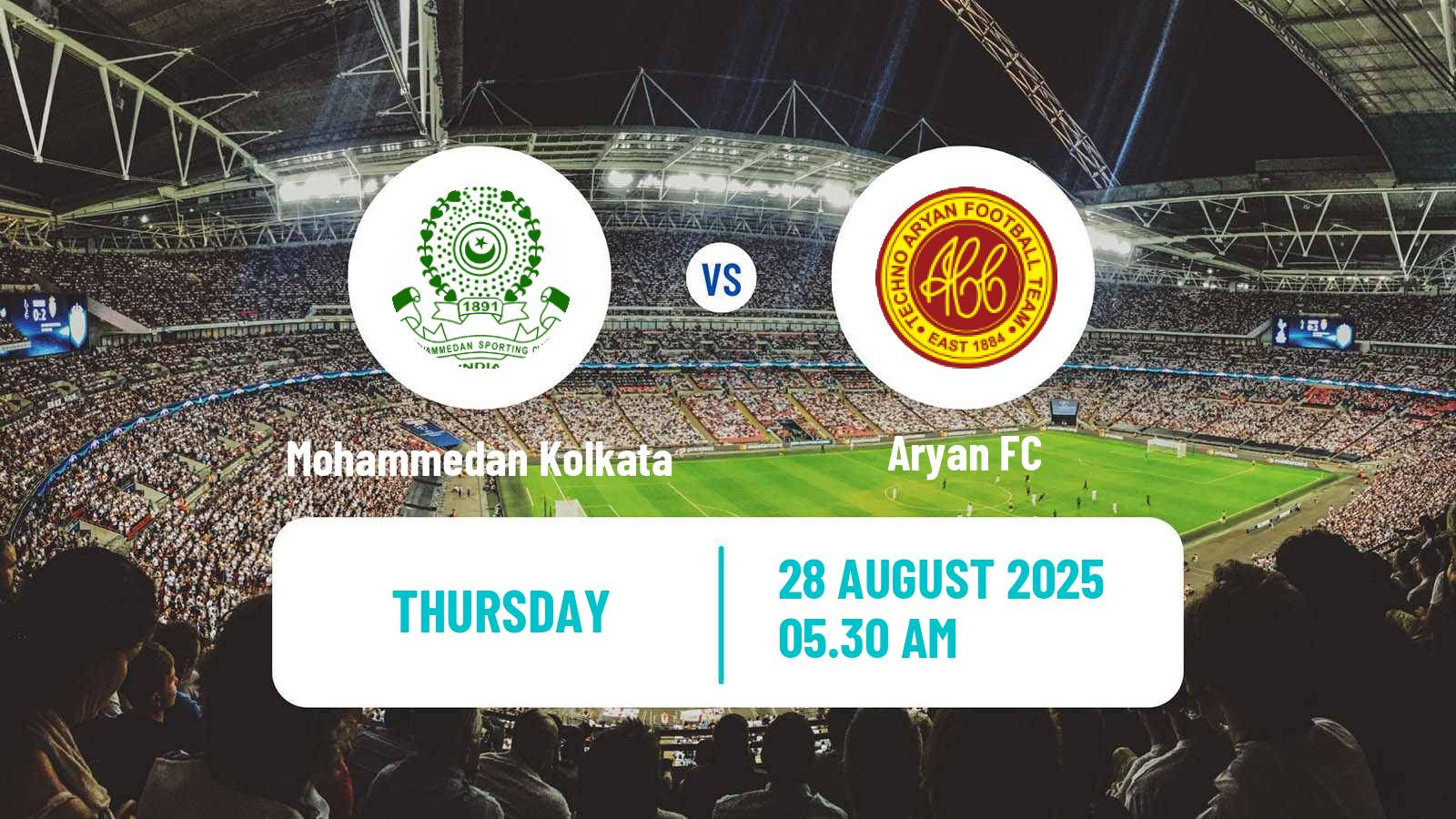 Soccer Calcutta Premier Division Mohammedan Kolkata - Aryan