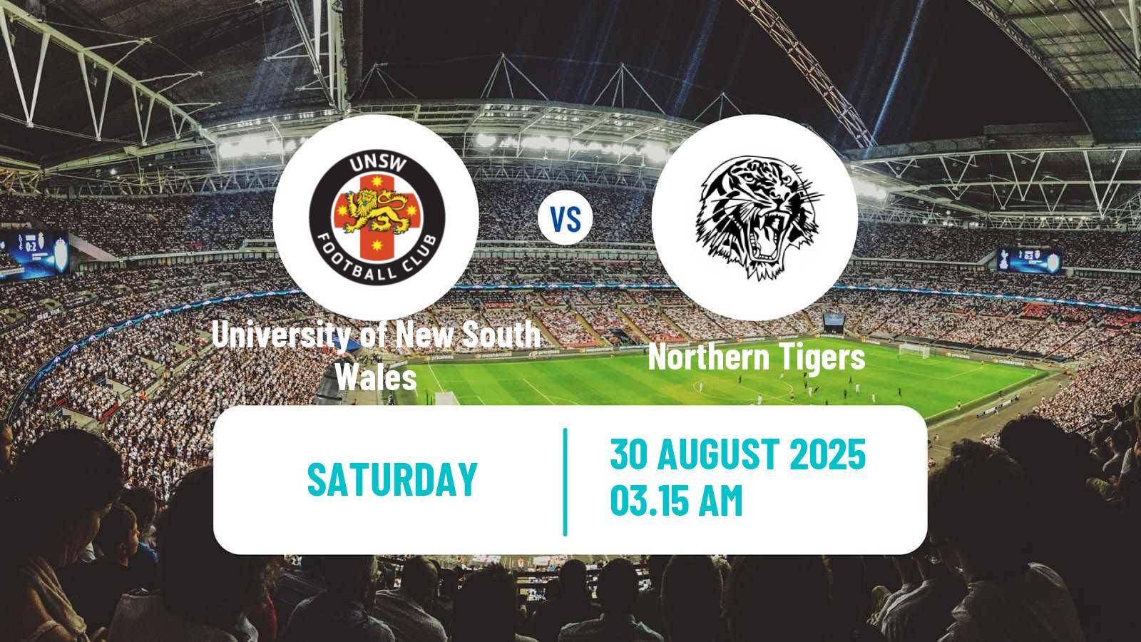Soccer Australian NSW League One University of New South Wales - Northern Tigers