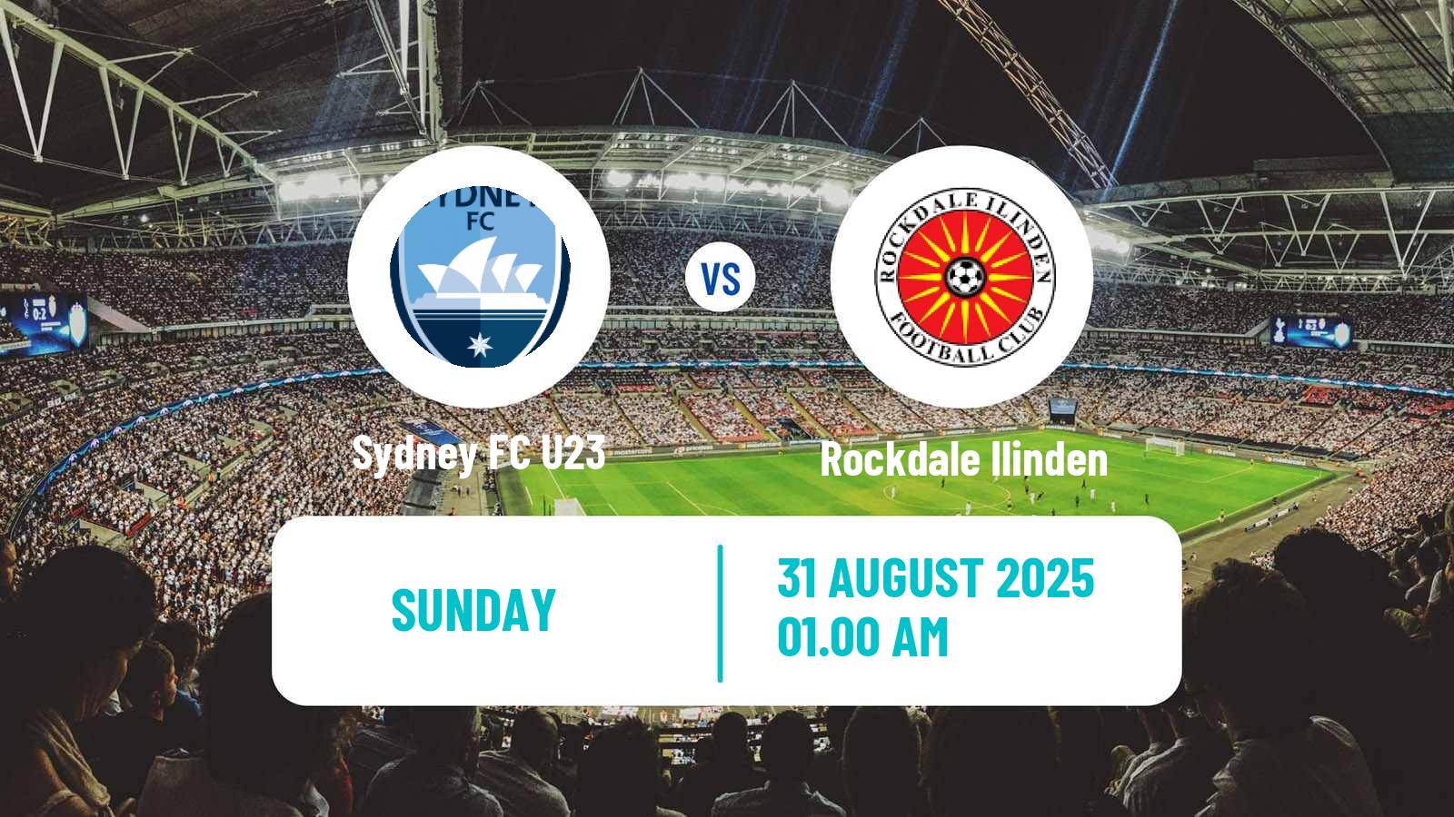 Soccer Australian NPL NSW Sydney FC U23 - Rockdale Ilinden