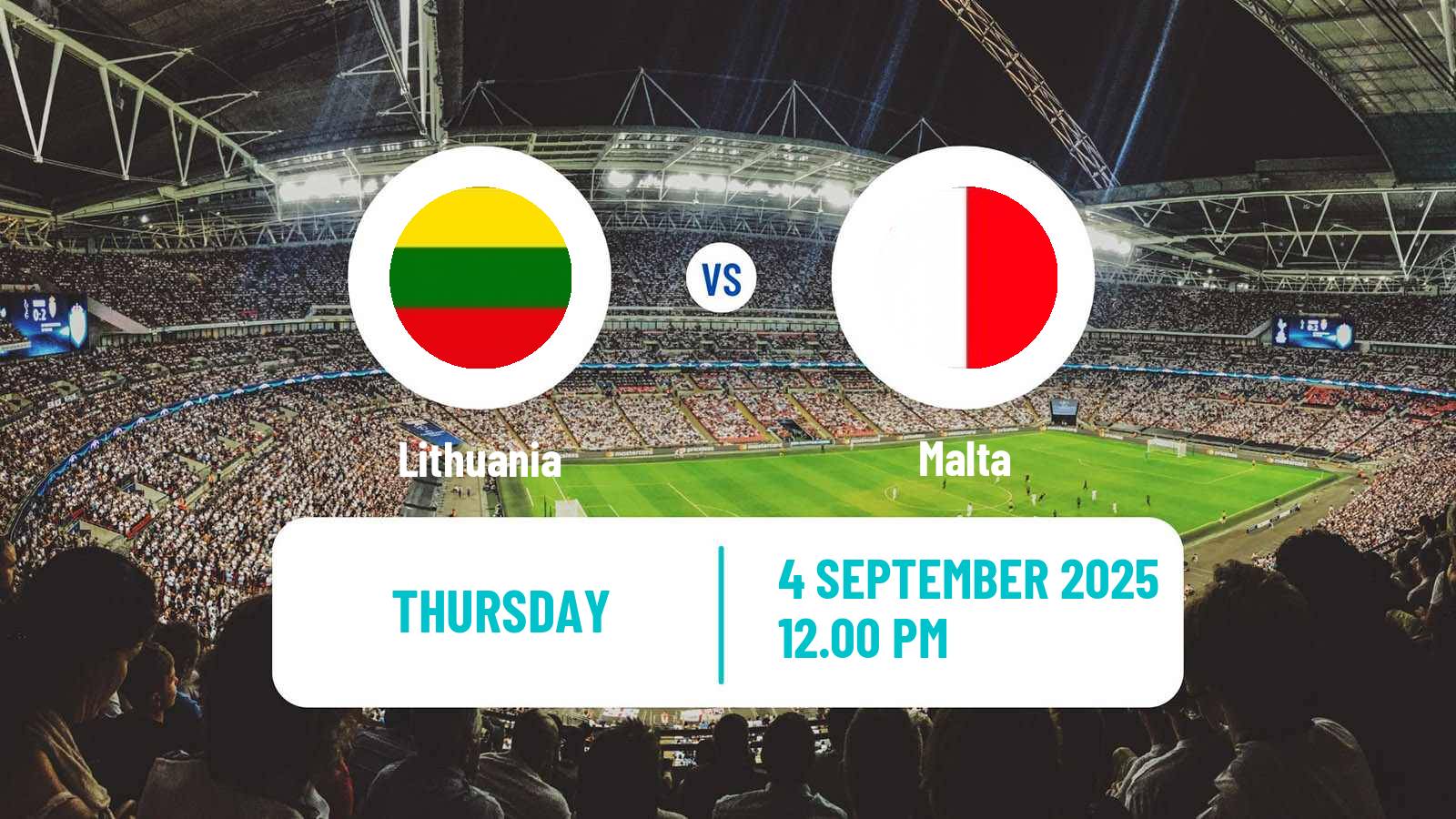 Soccer FIFA World Cup Lithuania - Malta