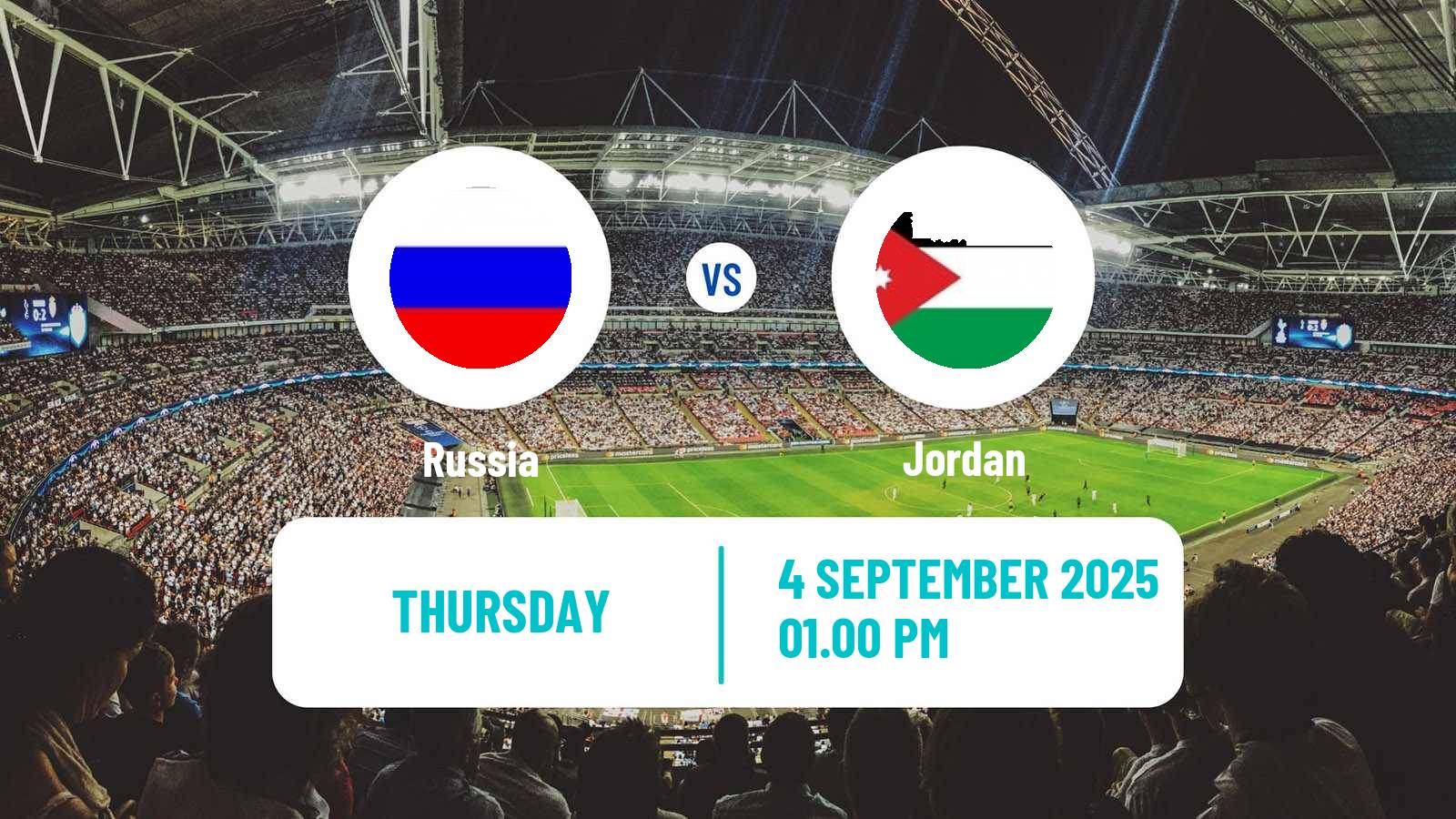 Soccer Friendly Russia - Jordan