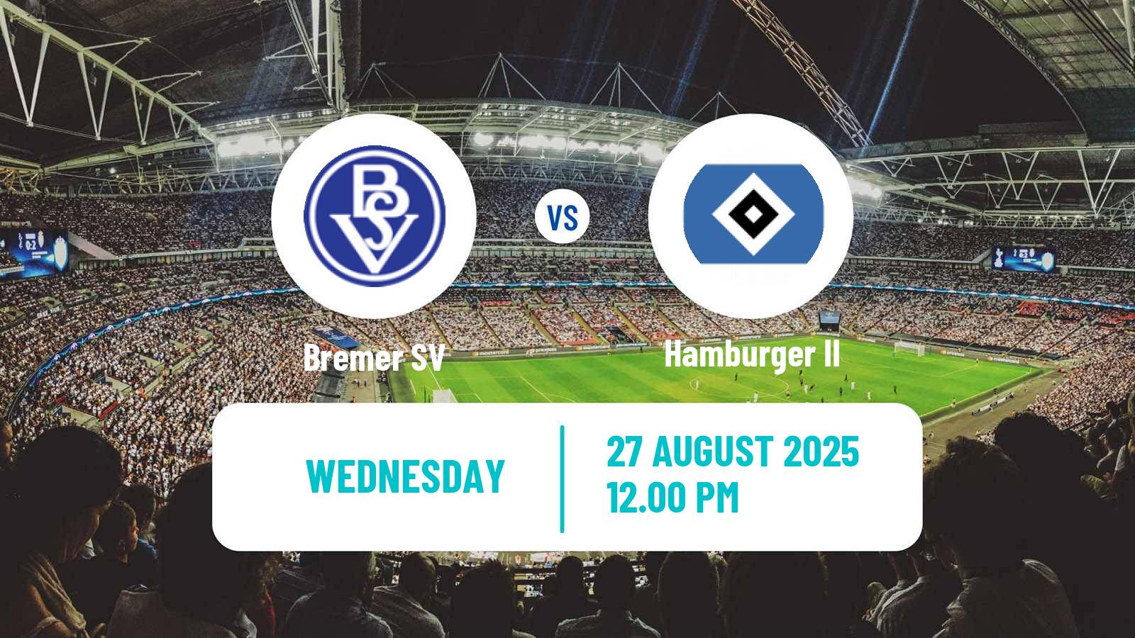 Soccer German Regionalliga North Bremer SV - Hamburger II