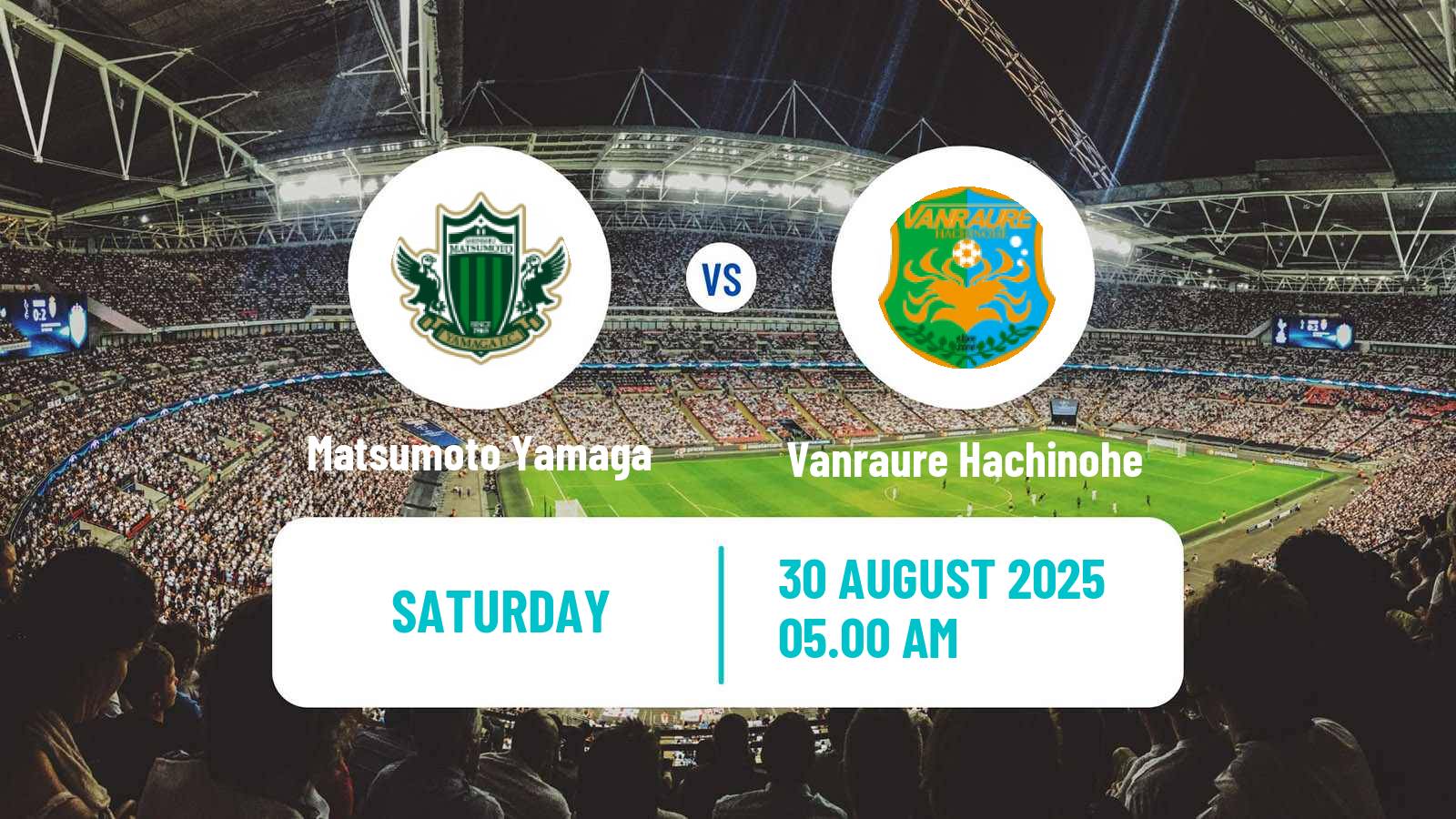 Soccer Japan J3 League Matsumoto Yamaga - Vanraure Hachinohe