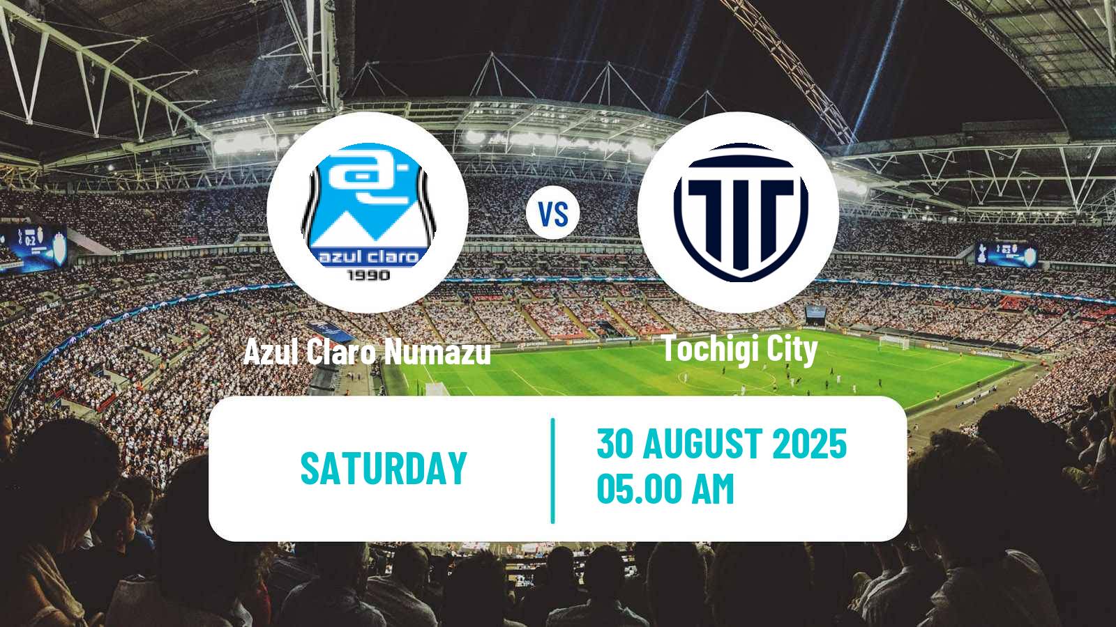 Soccer Japan J3 League Azul Claro Numazu - Tochigi City