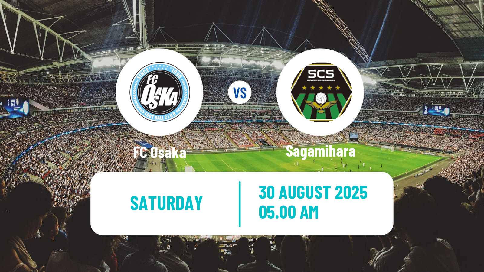 Soccer Japan J3 League Osaka - Sagamihara