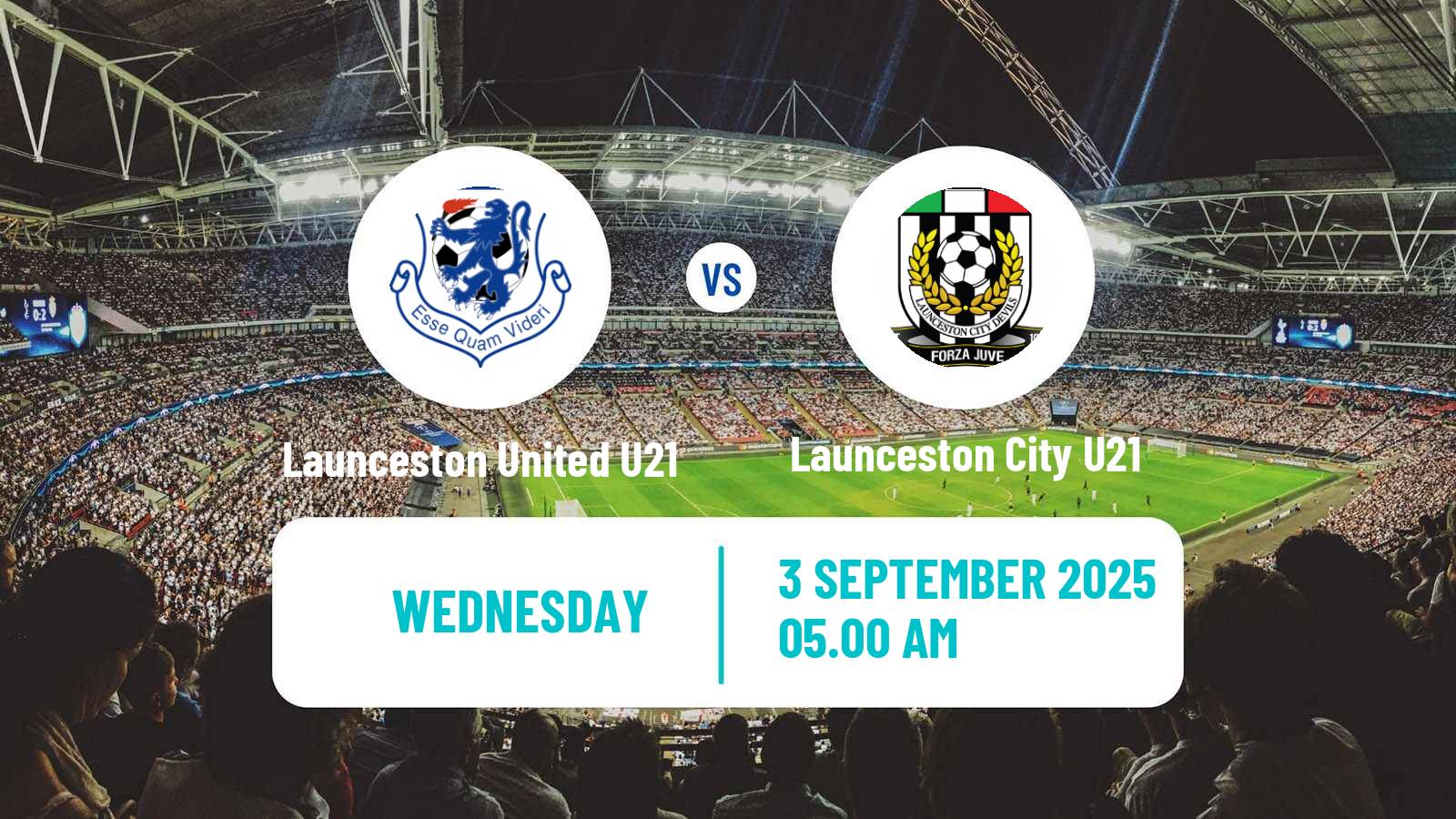 Soccer Australian Tasmania Northern Championship Launceston United U21 - Launceston City U21