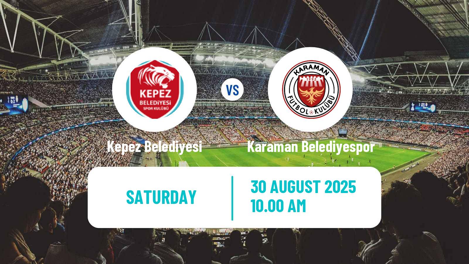 Soccer Turkish Second League White Group Kepez Belediyesi - Karaman Belediyespor